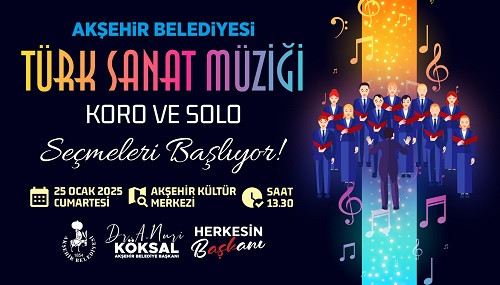 Akşehir’de Türk sanat müziği coşkusu başlıyor!